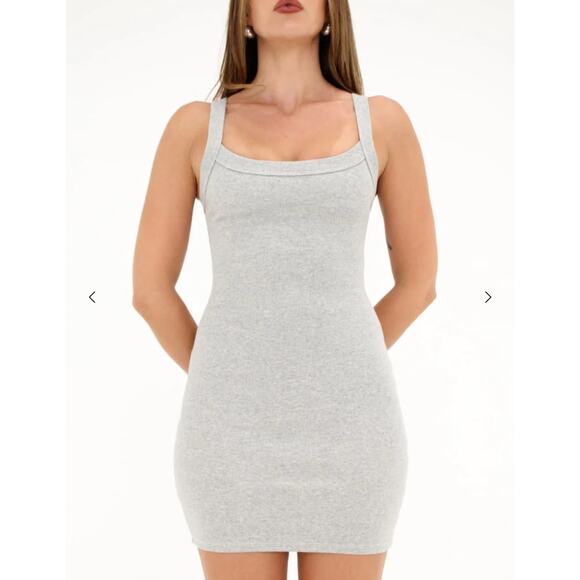 RUMORED Core Mini Dress Heather Grey NWT - Picture 1 of 5